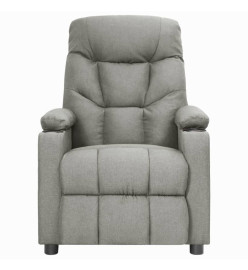 Fauteuil inclinable Gris clair Tissu