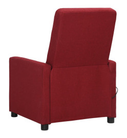 Fauteuil de massage Rouge bordeaux Tissu