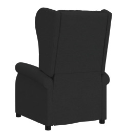 Fauteuil de massage électrique à oreilles noir tissu