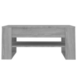 Table basse Sonoma gris 102x55x45 cm Bois d'ingénierie