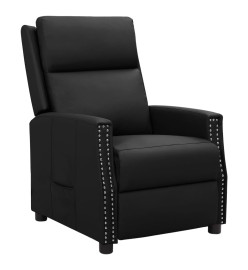 Fauteuil Noir Similicuir