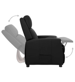 Fauteuil Noir Similicuir