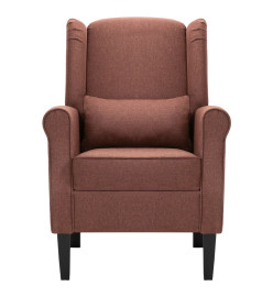 Fauteuil Marron Tissu