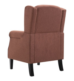 Fauteuil Marron Tissu