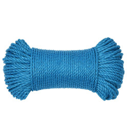 Corde de travail Bleu 3 mm 100 m Polypropylène