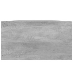 Support de moniteur Gris béton 100 x 24 x 13 cm Aggloméré