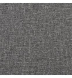 Repose-pied Gris clair 60x60x36 cm Tissu et similicuir