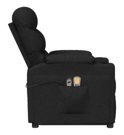 Fauteuil de massage Noir Tissu