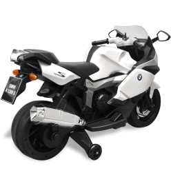 Moto électrique enfant BMW 283 Blanc 6 V