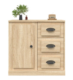 Buffet chêne sonoma 70x35,5x67,5 cm bois d'ingénierie