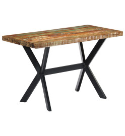 Table de salle à manger 120x60x75cm Bois de récupération massif