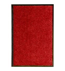 Paillasson lavable Rouge 40x60 cm