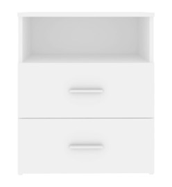 Tables de chevet 2 pcs Blanc 50x32x60 cm