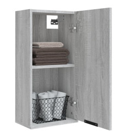 Armoire de salle de bain murale Sonoma gris 32x20x67 cm