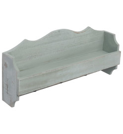 Porte-manteau mural Vert 50x10x23 cm Bois