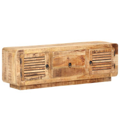 Meuble TV 120x30x40 cm Bois de manguier brut