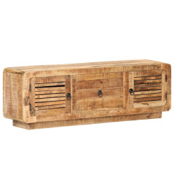 Meuble TV 120x30x40 cm Bois de manguier brut