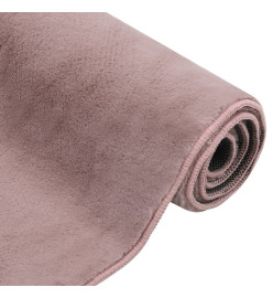 Tapis Fausse fourrure de lapin 200x300 cm Vieux rose