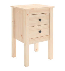 Tables de chevet 2 pcs 40x35x61,5 cm Bois de pin massif