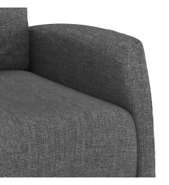 Fauteuil inclinable Gris foncé Tissu