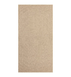 Tapis 80x150 cm aspect jute intérieur et extérieur