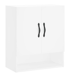 Armoire murale blanc 60x31x70 cm bois d'ingénierie