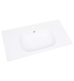 Lavabo encastré 805x460x105 mm SMC Blanc