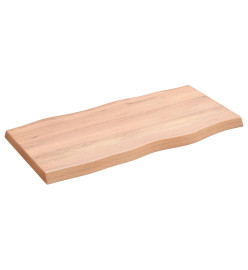 Dessus de table bois chêne massif traité bordure assortie