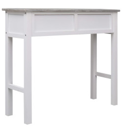 Table console Gris 90 x 30 x 77 cm Bois