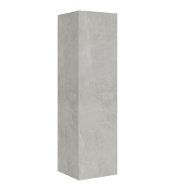 Ensemble de meubles TV 8 pcs Gris béton Bois d'ingénierie