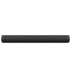 Filet brise-vue Anthracite 3,6x25 m PEHD 195 g/m²