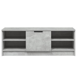 Meuble TV Gris béton 102x35,5x36,5 cm Bois d'ingénierie