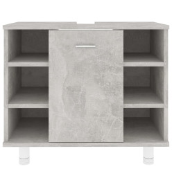 Armoire de salle de bain Gris béton 60x32x53,5 cm Aggloméré