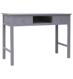 Buffet Gris 108x45x76 cm Bois de Paulownia massif