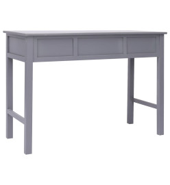 Buffet Gris 108x45x76 cm Bois de Paulownia massif