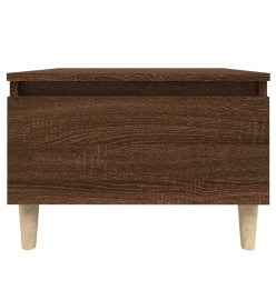 Table d'appoint Chêne marron 50x46x35 cm Bois d'ingénierie