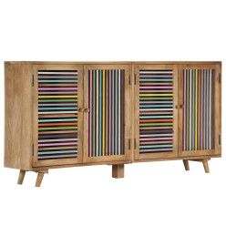 Buffet 150x30x75 cm Bois de manguier massif