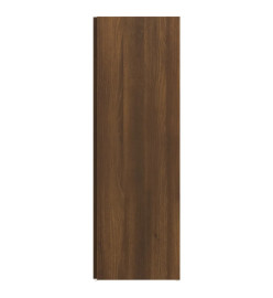 Armoire d'angle Chêne marron 33x33x100 cm Bois d'ingénierie