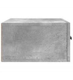 Tables de chevet murales 2 pcs gris béton 35x35x20 cm