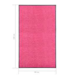 Paillasson lavable Rose 90x150 cm