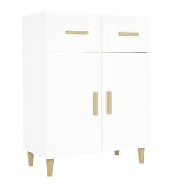 Buffet Blanc 69,5x34x89 cm Bois d'ingénierie