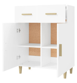 Buffet Blanc 69,5x34x89 cm Bois d'ingénierie