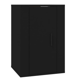 Ensemble de meubles TV 3 pcs Noir Bois d'ingénierie