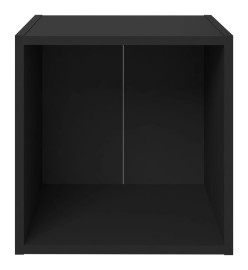 Meubles TV 2 pcs Noir 37x35x37 cm Aggloméré