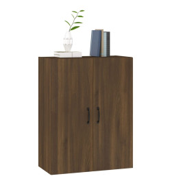 Armoire suspendue Chêne marron 69,5x34x90 cm Bois d'ingénierie