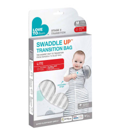 Love to Dream Couverture bébé Swaddle Up Transition Bag Lite M Blanc