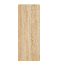 Armoire murale chêne sonoma 69,5x34x90 cm bois d'ingénierie