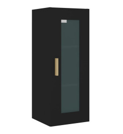 Armoire murale suspendue Noir 34,5x34x90 cm