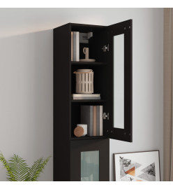 Armoire murale suspendue Noir 34,5x34x90 cm