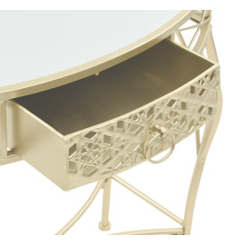 Table d'appoint Style français Métal 82 x 39 x 76 cm Doré